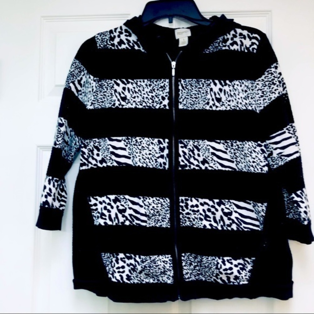 Chico's Zenergy Hooded Jacket-Size M